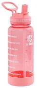 Takeya Tritan Motivational Straw Bottle 950 ml Flutter Pink