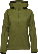 Black Diamond Women's Stormline Stretch Anorak Camp Green