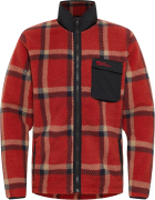 Jack Wolfskin Men's Felslicht Check Jacket Intense Rust