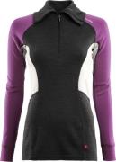 Aclima Women's WarmWool Polo Marengo/Sunset Purple/Nature