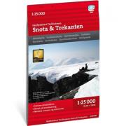 Calazo förlag Høyfjellskart Trollheimen: Snota & Trekanten 1:25 000 No...