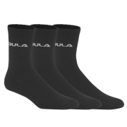 Bula Men's Classic Socks 3pk Black