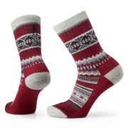 Smartwool Men's Everyday Snowed In Sweater Crew Socks Tibetan Red