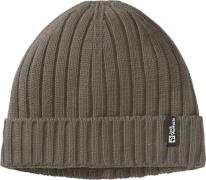 Jack Wolfskin Rib Knit Beanie Cold Coffee