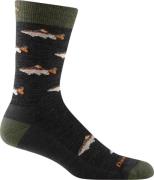 Darn Tough Men's Spey Fly Crew Lightweight Lifestyle Sock Charcoal