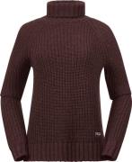 Bergans Women's Nordmarka Merino High Neck Jumper Amarone Red