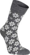 Ivanhoe Unisex Wool Sock Snowflake Grey Marl