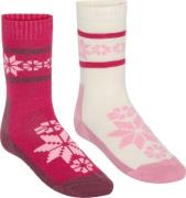 Kari Traa Women's Rusa Wool Sock 2-pack Basic Pink