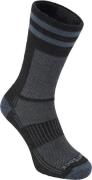 Wrightsock Coolmesh II Crew Black/grey W/ Stripes