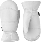 Hestra Leather Box Mitt Off White