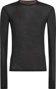 Icebreaker Men's Merino 75 Cool-Lite Featherlight Longleeve Crewe Blac...