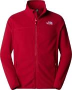 The North Face Men's 100 Glacier Full-Zip Fleece Garnet Red