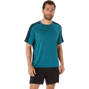 Asics Men's Fujitrail Elite Ss Top Atlantis Blue/saxon Green