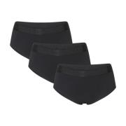 Urberg Women's Bamboo Hipsters 3-Pack Black Beauty