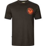 Härkila Men's Game Short Sleeve T-Shirt Shadow Brown Wildboar