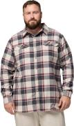 Columbia Men's Flare Gun Stretch Flannel Dark Stone Trails Edge Plaid