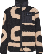 Didriksons Kids' Exa Printed Full Zip 2 Path L Black