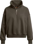 Parajumpers Women's Zendaya Half-Zip Sweat Olive Grey