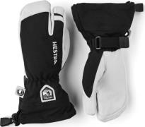 Hestra Juniors' Army Leather Heli Ski 3-Finger Black