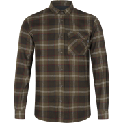 Seeland Men's Glen Flannel Shirt Pine Green Check