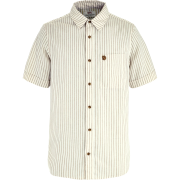Fjällräven Men's Övik Travel Shirt Short Sleeve Chalk White-sand Stone