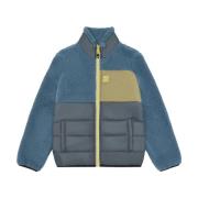 Color Kids Kids' Fleece Jacket With Quilt Coronet Blue