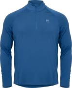 Hellner Men's Core Running Halfzip LS Tee Ensign Blue