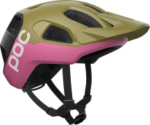 POC Cularis MTB Helmet Olivine Green Matt/Thulite Pink Mat