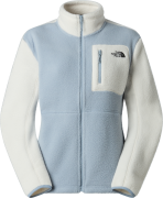 The North Face Women's Yumiori Full Zip Fleece Jacket Frost Grey/White...