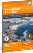 Calazo förlag Nærøyfjorden & Lærdalen 1:50 000 Hiking map