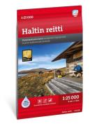 Calazo förlag Haltin Reitti 1:25 000 Alpine map