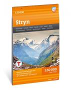 Calazo förlag Stryn 1:50 000 Hiking map