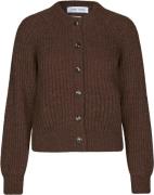 Samsøe Samsøe Salayla Cardigan 15009 Kvinde Cappuccino Cardigans Str L...