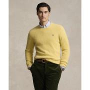 Polo Ralph Lauren Alpaca Blendlsl-plo Mand Shetland Yellow Sweaters St...