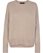 Lisa Yang Mila Sweater Kvinde Sand Sweaters Relaxed Fit Str M/L - hos ...