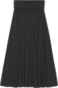 Moshi Moshi Mind Gracious Skirt Kvinde Black Midi Nederdele Str S/M - ...