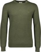 Lindbergh Mélange Round Neck Knit Mand Army Mel Sweaters Str M - Visko...