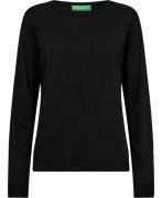 United Colors of Benetton Sweater L/S Kvinde Sort Sweaters Str M - hos...