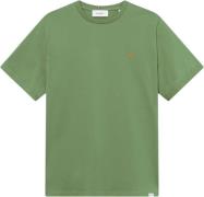 Les Deux Nørregaard Tshirt - Seasonal Mand Vintage Green/orange Kortær...