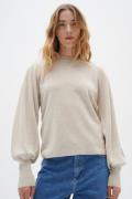 InWear Sammyiw Pullover Kvinde Simply Taupe Melange Sweaters Str L - h...