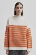 Second Female Juta Mohair Blend Knit Tneck Kvinde Pureed Pumpkin Sweat...