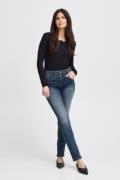 Fransa Zomal 2 Jeans Denim Kvinde (Noos) Metro Blue Denim Skinny Jeans...