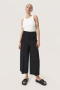 Soaked in Luxury Slcorinne Wide Pants Kvinde Black Bukser Med Brede Be...