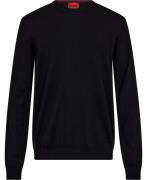 HUGO Hugo Men Leisure Knitwear Mand Sort Sweaters Str L - hos Magasin