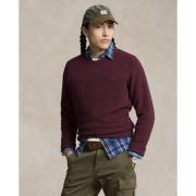 Polo Ralph Lauren Donegal Wool Blendlsl-plo Mand Aged Wine Donegal Swe...