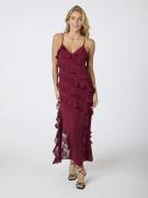 Neo Noir Palazzo Burnout Dress Kvinde Burgundy Maxi Kjoler Str 34 - ho...