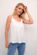 Cream Cranna Top Kvinde Snow White Tanktoppe Str 42 - hos Magasin