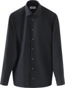 ETON Slim Fit Black King Twill Oxford Shirt Mand Sort Langærmede Skjor...