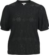 Object Objfeodora S/S TOP Noos Kvinde Black Kortærmede T-shirts Str L ...