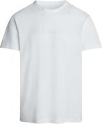 Calvin Klein S/S Crew Neck Mand White Kortærmede T-shirts Str L - hos ...